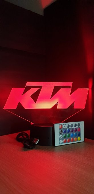 lampe-led-3d-logo-ktm