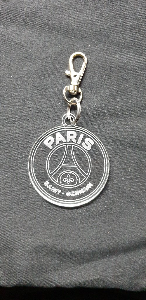 Grav'stylé: Porte-clés Paris Saint Germain, PSG, foot, accroche
