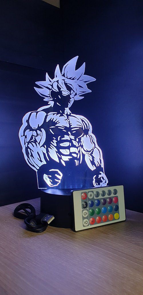 Lampe 3D DEL Goku Dragon Ball